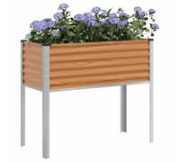 Vidaxl Cache-Pot De Jardin Marron Clair 100,5 X 40,5 X 90 Cm