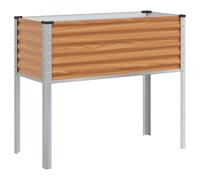 Vidaxl Cache-Pot De Jardin Marron Clair 100,5 X 40,5 X 90 Cm
