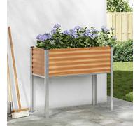 Vidaxl Cache-Pot De Jardin Marron Clair 100,5 X 40,5 X 90 Cm