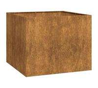vidaXL Cache-Pot de Jardin Rouillé 100 x 100 x 80 cm