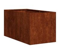 vidaXL Jardinière rouillée 40x80x40 cm en acier inoxydable
