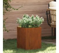 Vidaxl Cache-Pot De Jardin Rouillé 50 X 32 X 40 Cm Acier Corten