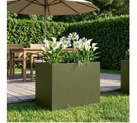 vidaXL Cache-pot de jardin Vert olive 60 x 40 x 50 cm 8005700