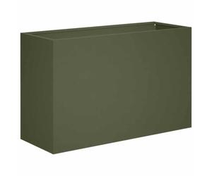 vidaXL Cache-Pot de Jardin Vert Olive 80 x 30 x 50 cm