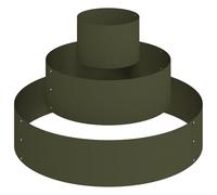 vidaXL Plante en métal Acier/olive Acier Ø 90 cm Modulaire