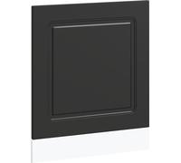 vidaXL Cache pour lave-vaisselle Kalmar noir 60x1,5x67 cm Bois composite