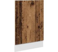 vidaXL Cache pour lave-vaisselle Lyon aspect vieux bois 45x3x67 cm Matériau dérivé du bois