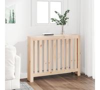 Vidaxl Cache-Radiateur 108,5x19x84 Cm Bois Massif De Pin