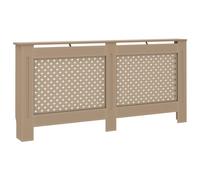 vidaXL Cache-radiateur MDF 172x19x81,5 cm brun