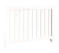 vidaXL Cache-radiateur Armoire de Radiateur Couverture de Chauffage Salon Salle de Séjour Intérieur Blanc 108,5x19x84 cm Bois Massif de Pin
