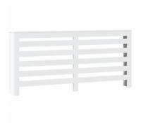 vidaXL – Cache-radiateur 175x20x82 cm blanc en bois d'ingénierie avec bouchon – Modèle 852708