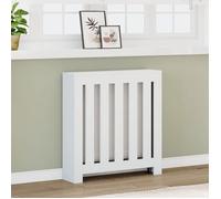 vidaXL Cache-radiateur blanc 78 x 20 x 82 cm bois d'ingénierie