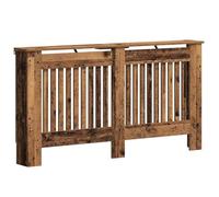 vidaXL Cache-Radiateur Bois Ancien 152 x 19 x 81,5 cm, Cache-radiateur Moderne, rectangulaire pour déco Maison, Protection esthétique, Bois conçu, sécurité Enfant, Salon
