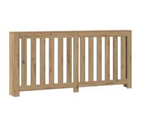 vidaXL Cache-radiateur haut chêne artisanal 175x20x82 cm en bois d'ingénierie, profil réduit