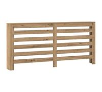 vidaXL Cache-radiateur chêne artisanal en bois d'ingénierie 175x20x82 cm