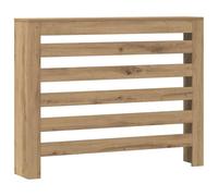 Cache radiateur - Chêne artisanal - Bois d'ingénierie - Design moderne - 104x20x82 cm