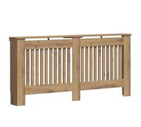 vidaXL Cache-Radiateur Chêne Artisanal 172 x 19 x 81,5 cm, Cache-radiateur rectangulaire Moderne, Protection élégante, Bois conçu, sécurité Enfant pour Le Chauffage