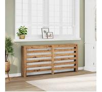 vidaXL Cache-radiateur chêne artisanal en bois d'ingénierie 175x20x82 cm