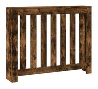 vidaXL Cache-radiateur chêne fumé en bois d'ingénierie 104x20x82 cm