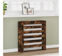 vidaXL Cache-radiateur chêne fumé 78x20x82 cm bois d'ingénierie
