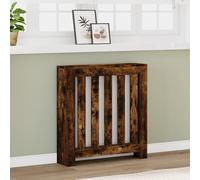 vidaXL Cache-radiateur chêne fumé 78x20x82 cm bois d'ingénierie
