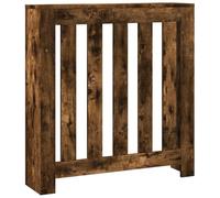 Cache radiateur chêne fumé 78x20x82 cm bois d ingénierie