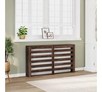 vidaXL Cache-radiateur chêne marron 149x20x82 cm bois d'ingénierie