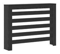 vidaXL Cache-radiateur Chêne noir 104x20x82 cm Bois d'ingénierie