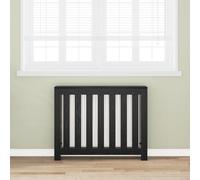 vidaXL Cache-radiateur Chêne Noir 104x20x82 cm Bois d'ingénierie
