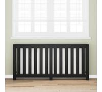 vidaXL Cache-radiateur Chêne Noir 175x20x82 cm Bois d'ingénierie