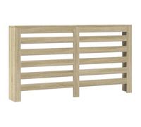 vidaXL Cache-radiateur chêne Sonoma 149x20x82 cm Bois d'ingénierie, avec bouchon, profil réduit