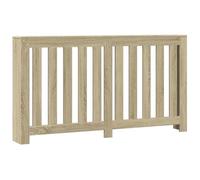 vidaXL Cache-radiateur Chêne Sonoma 149x20x82 cm Bois d'ingénierie Bouchon radiateur profil réduit