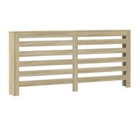 vidaXL Cache-radiateur chêne Sonoma 175×20×82 cm – Bois d'ingénierie, pour radiateur profil réduit