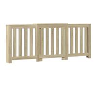 vidaXL Cache-radiateur chêne sonoma 205x21,5x83,5 cm bois d'ingénierie
