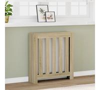 vidaXL Cache-radiateur chêne sonoma 78x20x82 cm bois d'ingénierie