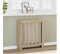 vidaXL Cache-radiateur haut chêne Sonoma 78×20×82 cm bois d'ingénierie, bouchon de radiateur