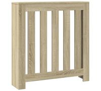 vidaXL Cache-radiateur haut chêne Sonoma 78×20×82 cm bois d'ingénierie, bouchon de radiateur