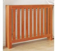 vidaXL Cache-radiateur cire marron 108,5x19x84 cm bois massif de pin