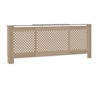 vidaXL Cache-radiateur, Couvercle de Radiateur, Housse de Radiateur Salon Chambre à Coucher Salle de Séjour Maison Intérieur, MDF 205 cm