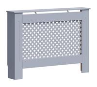 vidaXL Cache-radiateur, Couvercle de Radiateur, Housse de Radiateur Salon Chambre Salle de Séjour Maison Intérieur, Anthracite 112x19x81,5 cm MDF