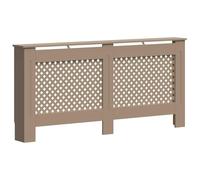 vidaXL Cache-radiateur MDF 172x19x81,5 cm brun