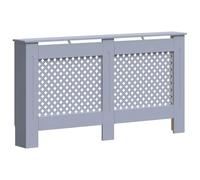 vidaXL Cache-radiateur, Couvercle de Radiateur, Housse de Radiateur Salon Chambre Salle de Séjour Maison Intérieur, Anthracite 152x19x81,5 cm MDF