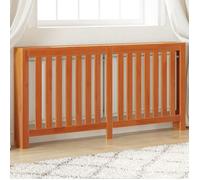 vidaXL Cache-radiateur, Couverture de Radiateur avec Étagère, Meuble de Salon Chambre à Coucher Couloir, Cire Marron Bois 844493