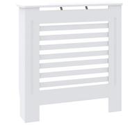 vidaXL Cache-radiateur MDF Blanc 78 cm