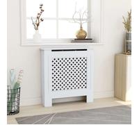 vidaXL Cache-radiateur MDF 325567 Blanc 78 cm