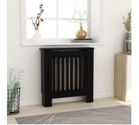 vidaXL Cache-radiateur MDF Noir 78 cm 325560