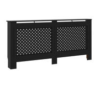 vidaXL Cache-radiateur noir 172x19x81,5 cm MDF