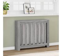 vidaXL Cache-radiateur sonoma gris 104x20x82 cm bois d'ingénierie