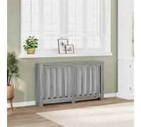 vidaXL Cache-radiateur sonoma gris 149x20x82 cm bois d'ingénierie, bouchon de radiateur, cache-radiateur haut, radiateur à 852749 Gris G