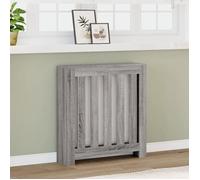 vidaXL Cache-radiateur sonoma gris 78x20x82 cm bois d'ingénierie, bouchon de radiateur, cache-radiateur haut, radiateur à 852731
